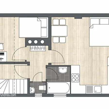 Apartment Aycatcherhomes - Lage I 4 Personen I 2 Schlafzimmer I Zentral I Altstadt I Naehe Fluss Lahn I Wlan I Sirius
